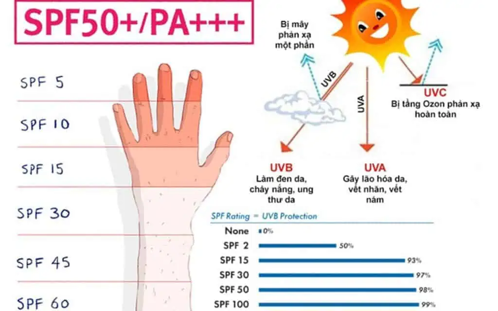 Chỉ số SPF trong kem chống nắng