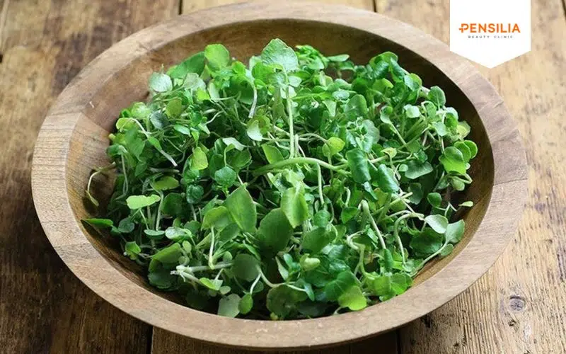 Ăn rau cải xoong giúp trẻ hóa da