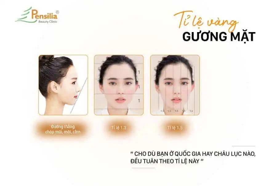 Khuôn mặt tỷ lệ vàng