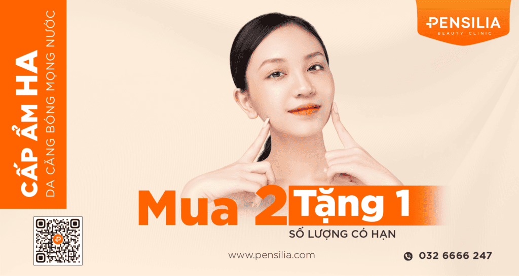 Mua 2 tặng 1: Phương pháp tiêm tan mỡ tầng sâu và cấp ẩm trẻ hoá da