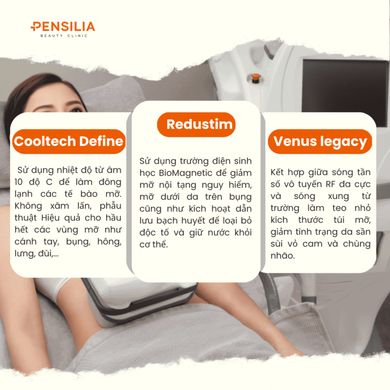 Công nghệ giảm mỡ tại Pensilia