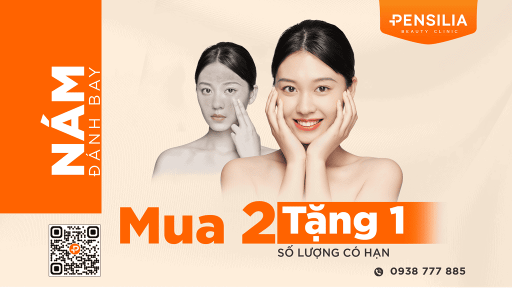 Mua 2 tặng 1 tiêm căng bóng da kết hợp tiêm sắc tố