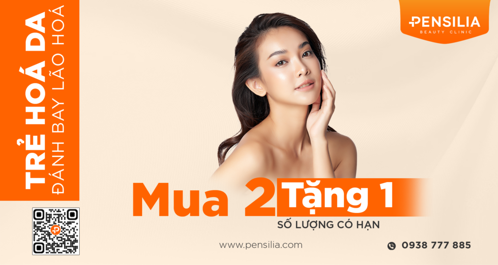 Mua 2 tặng 1 tiêm căng bóng da kết hợp tiêm cấp ẩm