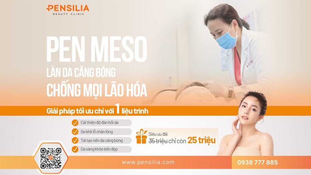 Pen Meso - trẻ hóa và căng bóng