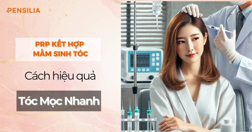 Giúp tóc mọc nhanh với phương pháp PRP kết hợp mầm sinh tóc