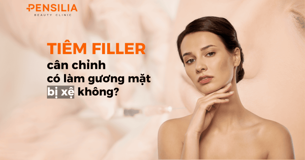 Tiêm Filler cân chỉnh có làm gương mặt bị xệ không?