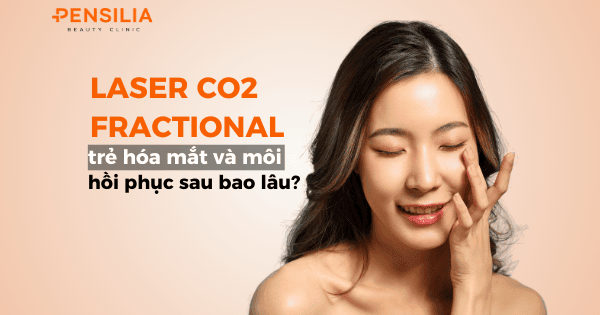 Laser CO2 Fractional trẻ hóa mắt và môi hồi phục sau bao lâu?