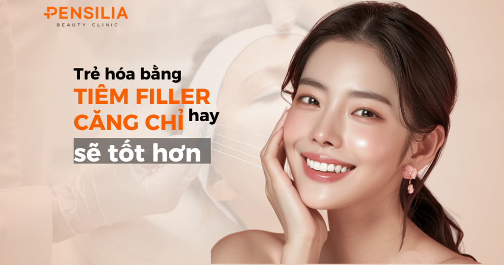 Trẻ hóa bằng tiêm filler hay căng chỉ tốt hơn