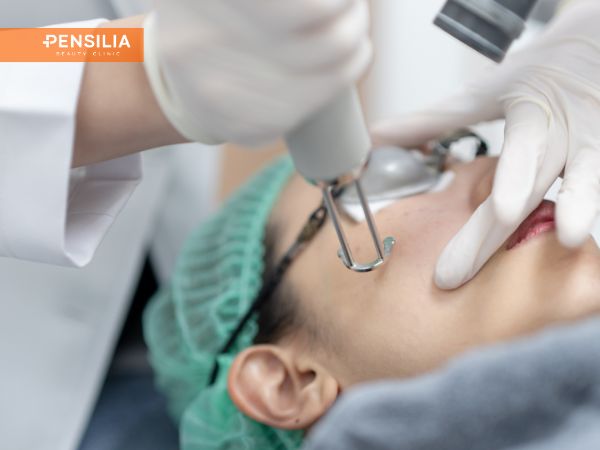 Điều trị nám chuyên sâu bằng laser Picosure Pro tại Pensilia khi cách trị nám hiệu quả tại nhà không đạt hiệu quả.