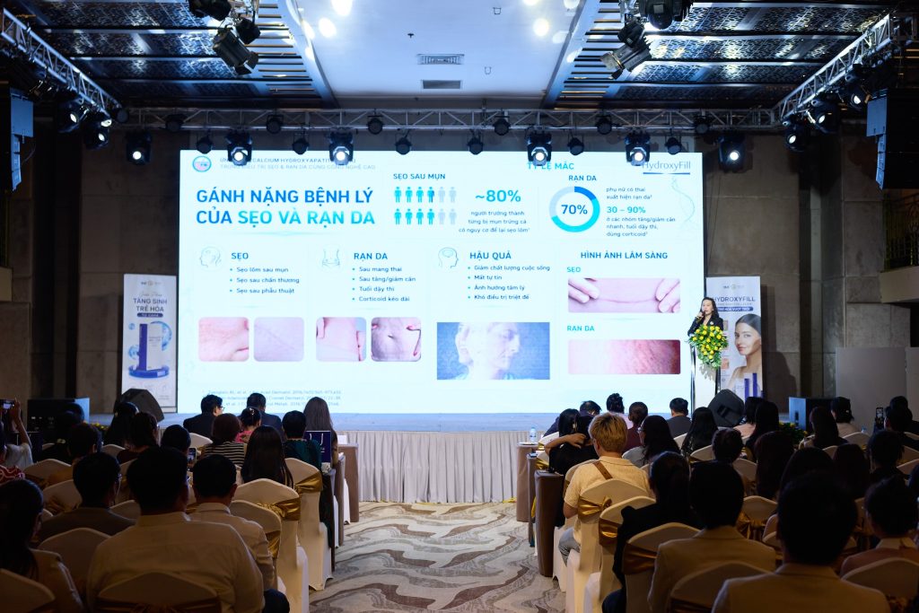 Ứng dụng Calcium Hydroxyapatite (CaHA) trong điều trị sẹo và rạn da kết hợp công nghệ cao