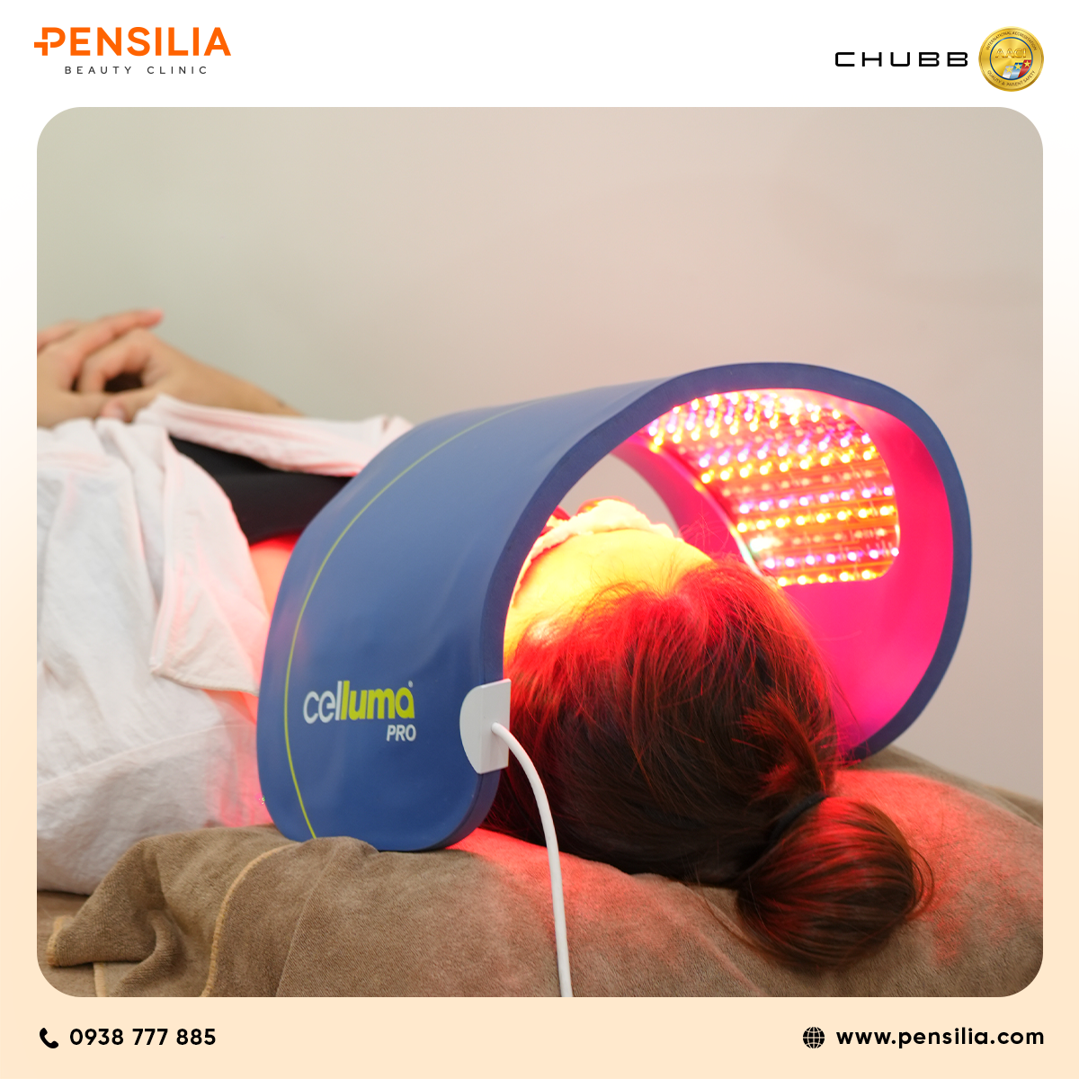 công nghệ led celuma pro tại pensilia hcm 2026