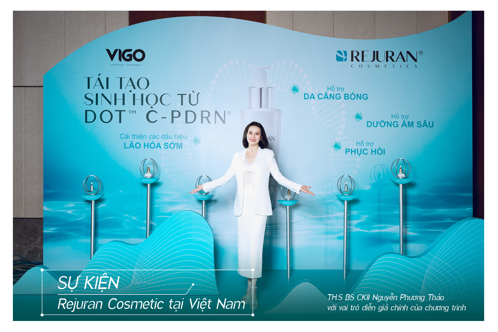 bác sĩ nguyễn phương thảo tham gia REJURAN HEALER – "SKIN REGENERATOR" TỪ DNA CÁ HỒI: PHỤC HỒI DA TỔN THƯƠNG, MỜ SẸO, TRẺ HÓA TOÀN DIỆN