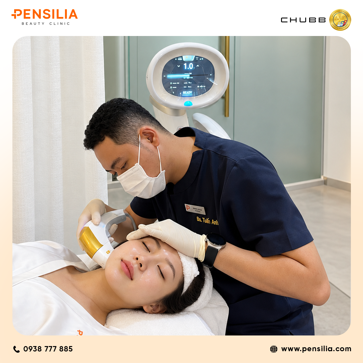 công nghệ Ultraformer MPT tác dụng pensilia