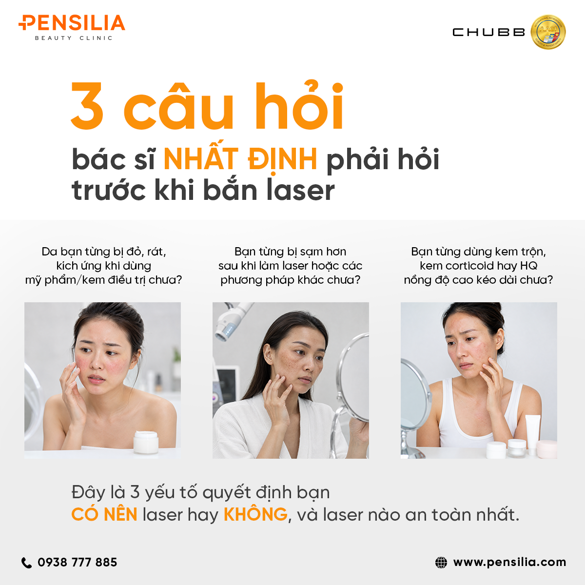 3 Tình trạng da bị kích ứng, sạm ngược do kem trộn hoặc điều trị laser sai cách