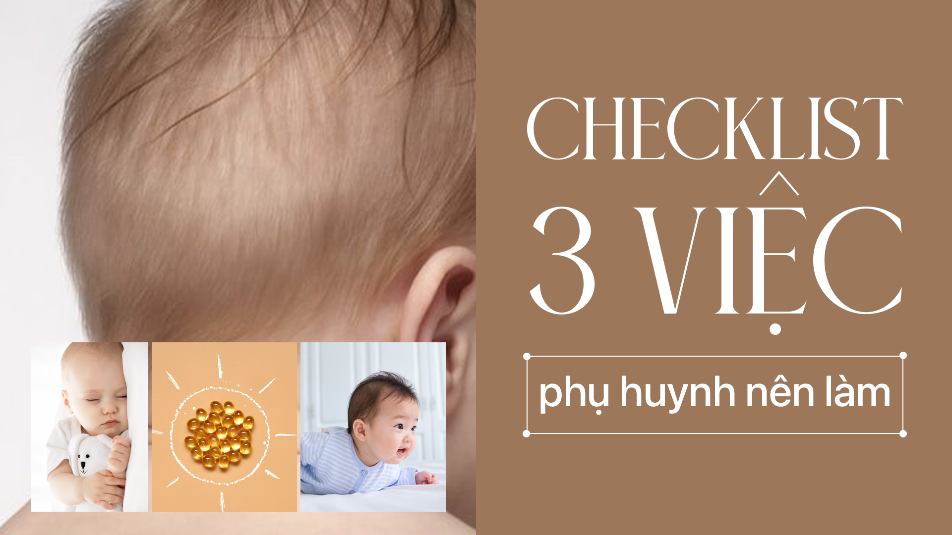 Checklist 3 việc phụ huynh nên làm