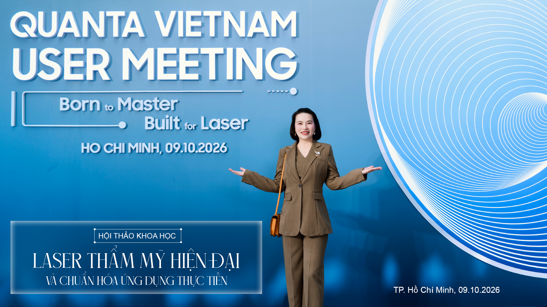 BS Nguyễn Phương Thảo chia sẻ cách tiếp cận điều trị nám tại Quanta Vietnam User Meeting 2026