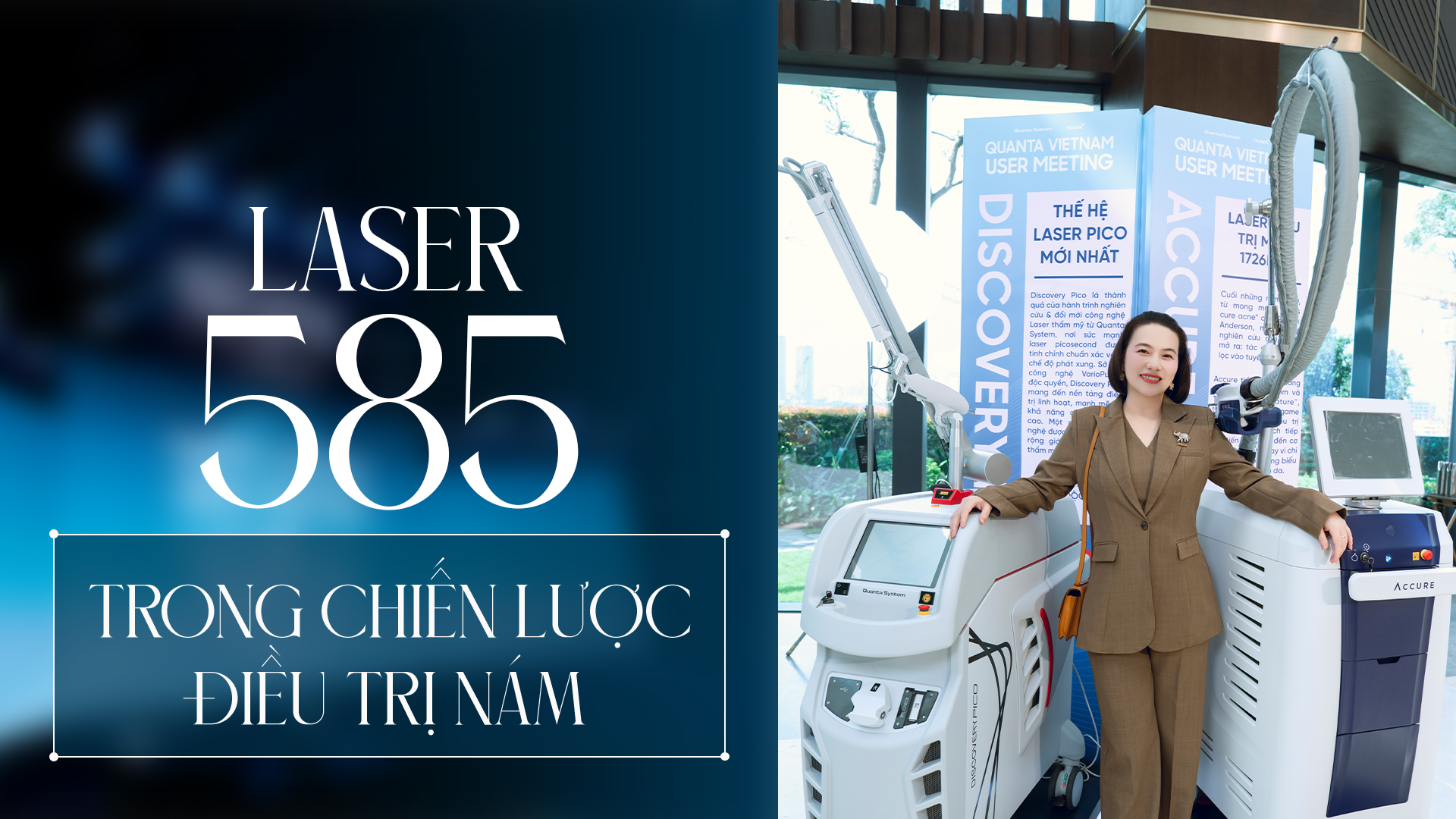 BS Nguyễn Phương Thảo chia sẻ cách tiếp cận điều trị nám tại Quanta Vietnam User Meeting 2026