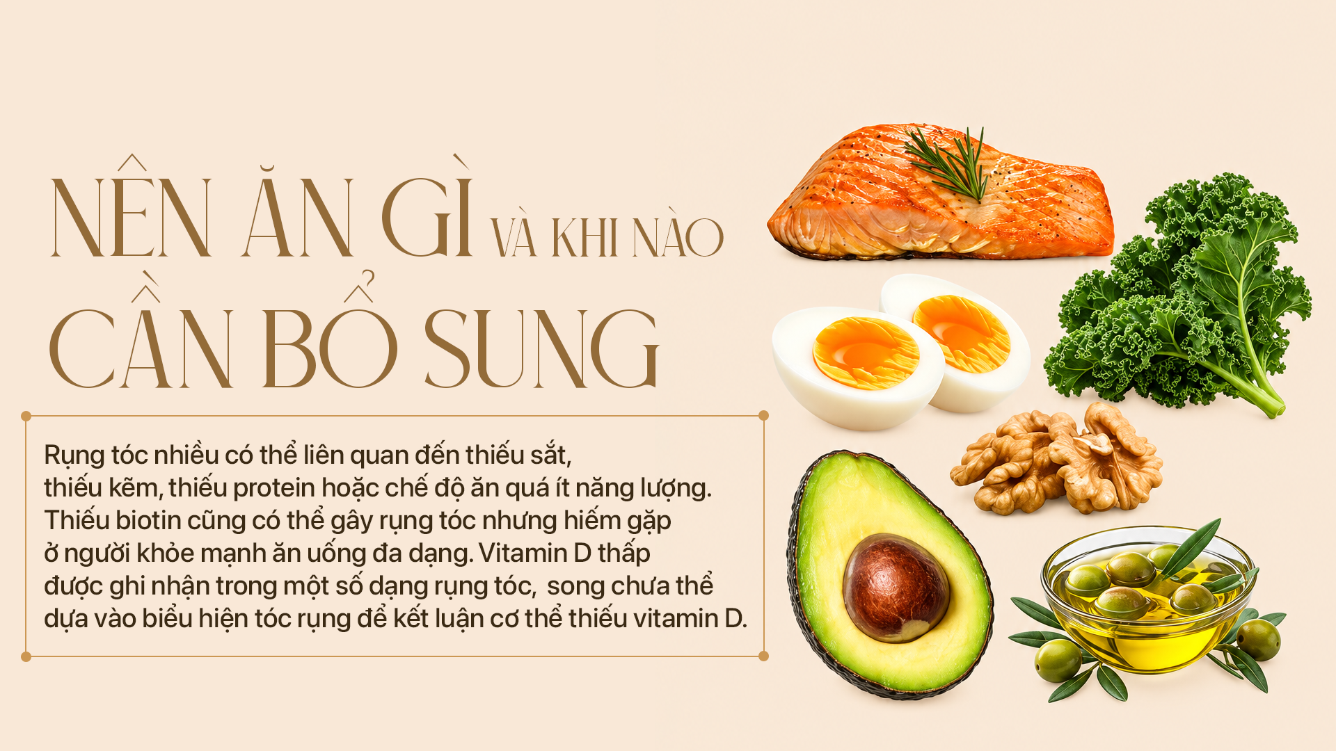 Nên ăn gì và khi nào cần bổ sung