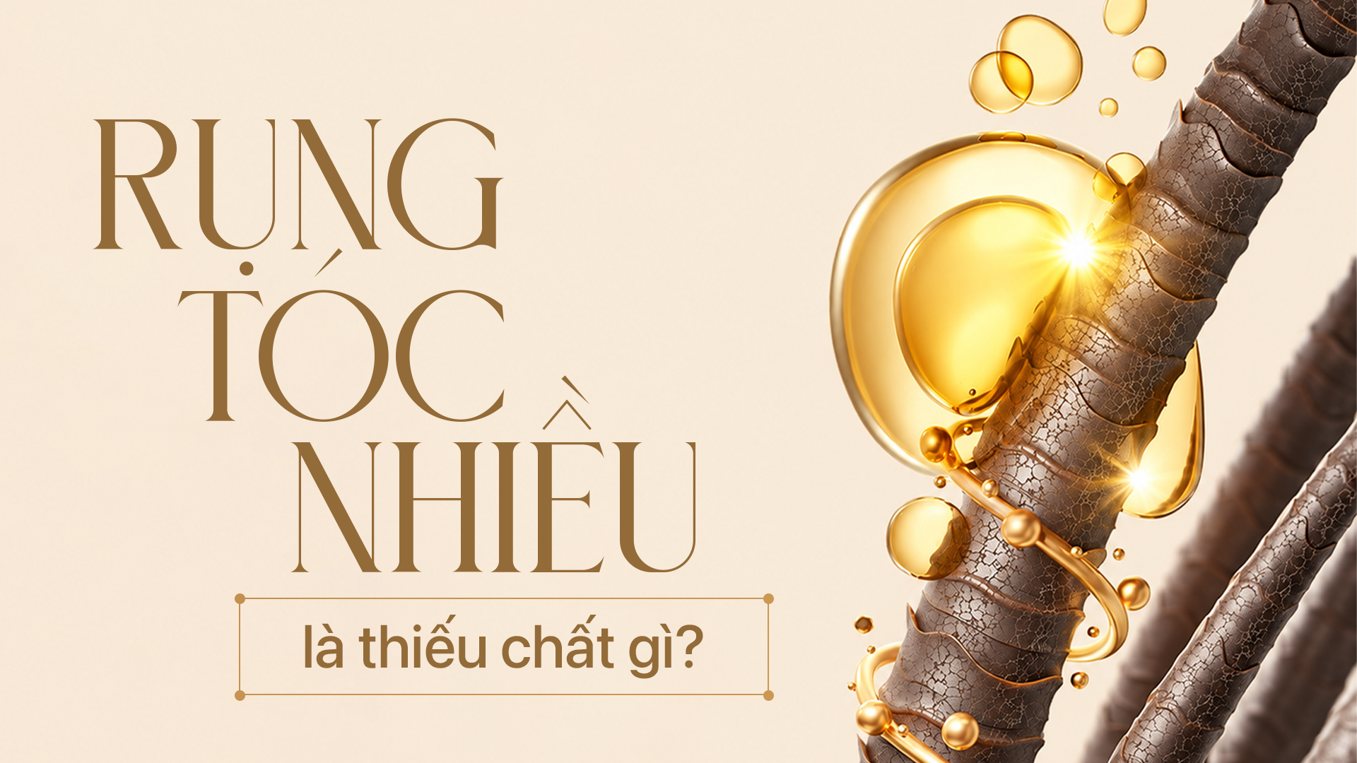 Rụng tóc nhiều là thiếu chất gì