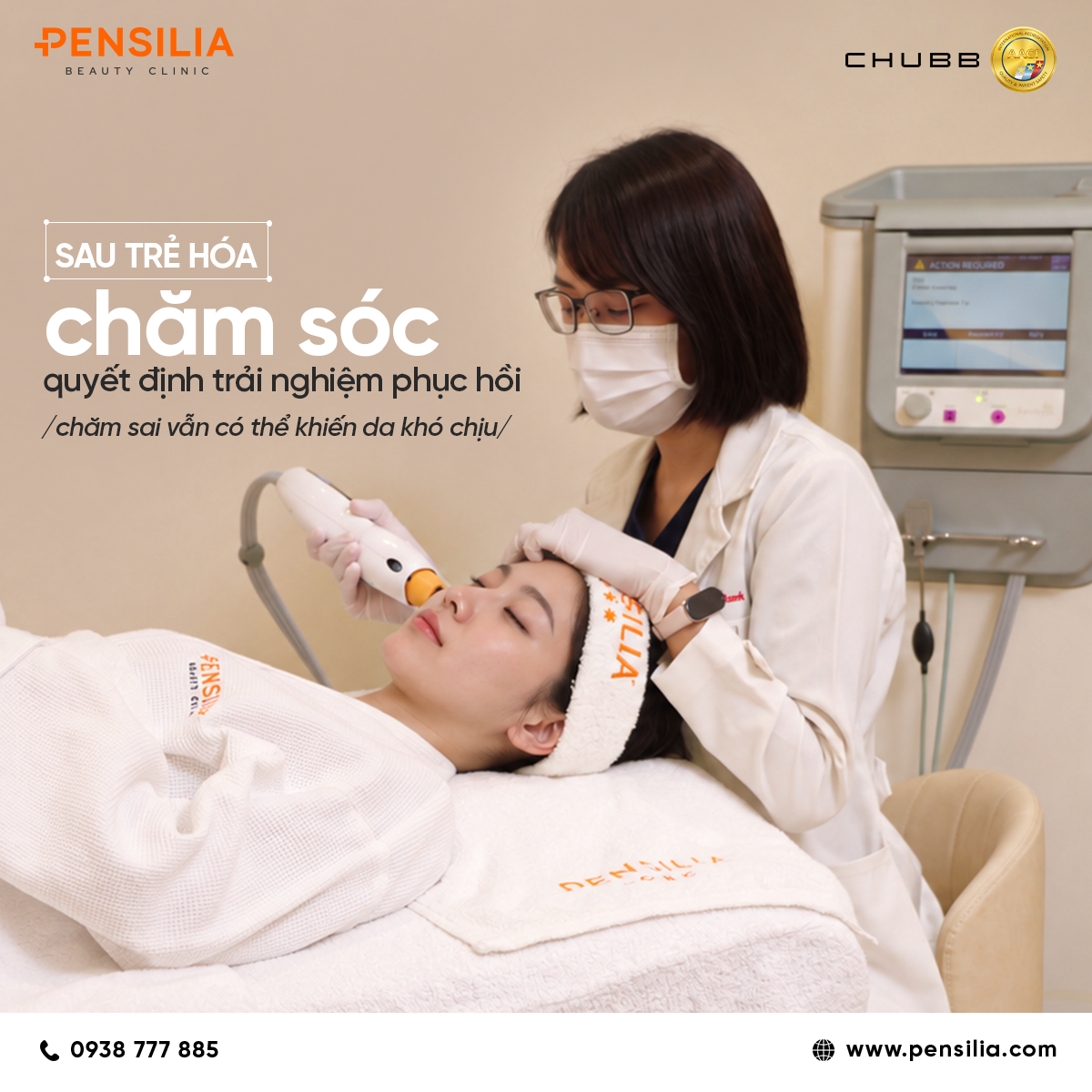 Chăm sóc da đúng cách sau khi trẻ hóa giúp da phục hồi nhanh và không bị kích ứng