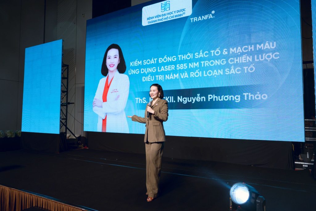 ThS.BS.CKII Nguyễn Phương Thảo trình bày báo cáo tại Quanta Vietnam User Meeting 2026