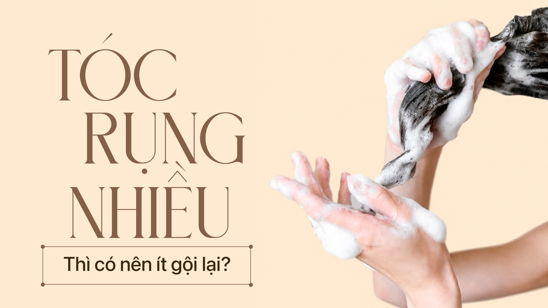 Tóc rụng nhiều thì có nên gội ít lại_