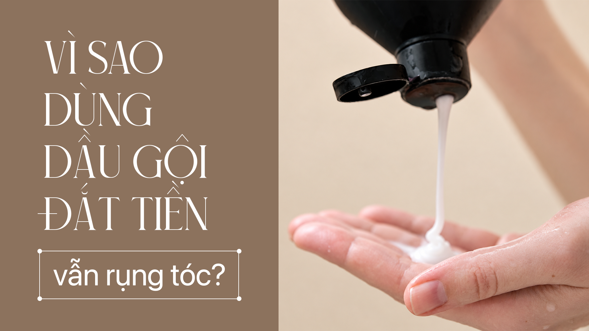 Vì sao dùng dầu gội đắt tiền vẫn rụng tóc?